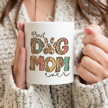 Custom Photo Best Dog Mom Ever  -  Personalized Custom Ceramic Mug Gift For Dog Lovers