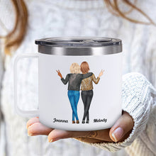 "She" To My "Nanigans" - Personalized Customized 14oz Tumbler - Gift For Bestie Best Friend