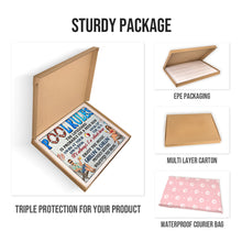 Pool Rules Swim At Your Own Risk Grilling  - Personalized Customized Metal Sign - Gift For Couples, Family Members, Friends