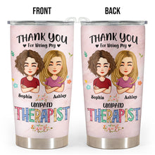 Thank You For Being My Friend - Customized Personality 20oz Tumbler - Gift For Bestie Friend