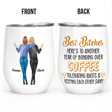 Keeping Each Other Sane Gift For Besties Personalized Custom Wine Tumbler