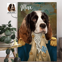 Custom Photo Funny Pet Portrait - Personalized Customized Canvas - Gift For Pet Lovers, Dog Lovers