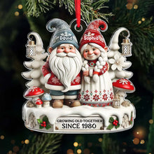 Growing Old Together - Personalized Acrylic Ornament - Christmas Gift For Family Member, Couples, Anniversary