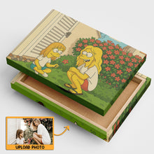 Simpsonize Family Photo - Turn Your Photo to Simpsons Canvas - Gift For Family Members, Siblings
