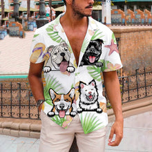 Dog Lover Dog Pet Summer Hawaii Cool Customization - Summer Hawaiian shirt - Personality Customized Hawaiian shirt