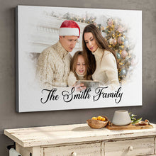 Custom Photo Of Your Family Canvas Wall Art - Personalized Customized Canvas - Gifts For Family Members