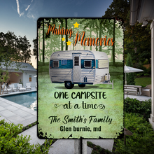 Making Memories - Personality Customized Metal Sign - Gift For Camping Love Camping Family