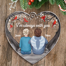 I'm Always With You Humming Bird - Personalized Acrylic Ornament - Gift For Couple, Family