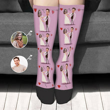 Custom Photo - You Are My Love - Personalized Customized Socks - Gift For Couple Lover - Valentine's Day Gift