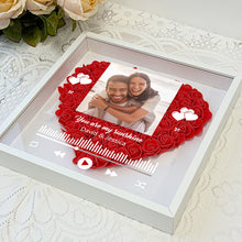 You Are My Sunshine - Personality Customized Flower Shadow Box - Gift For Couple Lover