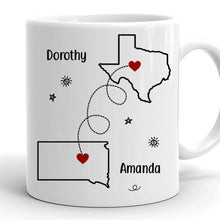 I Wish We Lived Closer - Customized Personalized Mug - Gift For Couple Husband Wife