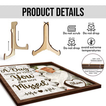 Custom Photo Please Remember Me - Personalized Customized 2-Layered Wooden Plaque - Gifts For Memorial