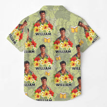 Custom Photo Drinkin' & Cheerin' - Personalized Customized Hawaiian Shirt - Gift For Family Members, Best Friends