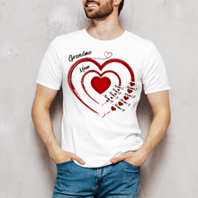 Grandma's Sweethearts Gift For Mother Personalized Custom T-shirt
