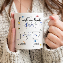 Cutie Mug For Long Distance Relationship - Customized Personalized Mug - Gift For Couple Husband Wife Family