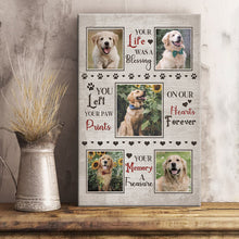 You Will Be With Me Forever - Canvas Memorial Canvas, Unique Pet Memorial Gifts Personalized Custom Framed Canvas Wall Art