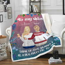 Think Of This Blanket As A Hug From Me To You - Personalized Blanket - Gifts For Best Friends