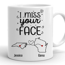 I Wish We Lived Closer - Customized Personalized Mug - Christmas Gift For Couple Husband Wife Family