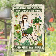 I Garden I Drink I Know Things - Personalized Customized Metal Sign - Gift For Gardening Lover, Wife, Her