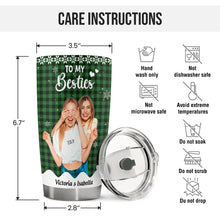 Custom Photo - To My Besties - Customized Personalized 20oz Tumbler - Christmas Gift For Bestie Best Friends