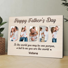 Custom Photo Gift Happy Father's Day  - Personalized Customized Canvas - Gift Ideas Father's Day Gift For Dads