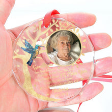 Goodbyes Are Not Forever - Personalized Glass Ornament - Sympathy Gift For Memorial