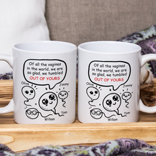 Tumbled Out Of Yours Funny Gift For Moter Personalized Custom Ceramic Mug