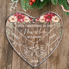 First Christmas - Customized Personalized Acrylic Ornament - Christmas Gift For Couple Husband Wife