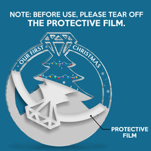 Holding Hands First Christmas Couples - Personalized Customized Ornament - Christmas Gift For Couple