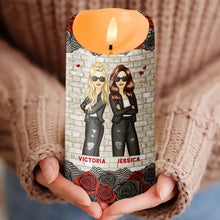 Some Words To My Besties - Personalized Candle LED Light - Gift For Best Friends, Besties, Soul Sisters