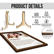 Custom Photo Personalized Customized 2-Layered Wooden Plaque - Gift For Family Husband Wife Couple Sister Bestie