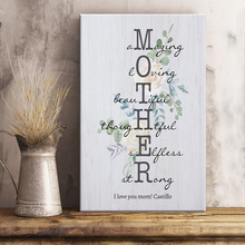 Composition Of Mother - Customized Personality Canvas - Gift For Mother Mom Grandma