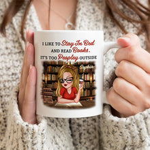 I Like To Stay In Bed - Customized Personalized Mug - Gift For Woman Girl