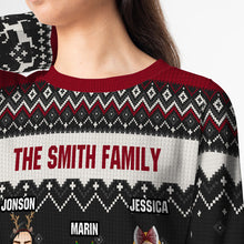 The Christmas Pet Family - Personality Customized Ugly Sweater - Christmas Gift For Pet Family - Gift For Pet Dog Cat Family