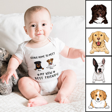 Going Home to Meet My New Best Friends - Personalized Custom Baby Onesie - Gift For Baby