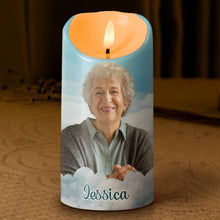 The Moment Your Heart Stopped - Personalized Candle LED Light - Memorial Gift For Family Members