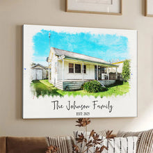 Custom Photo Your Little Home - Personalized Customized Canvas - Gift For Family Members