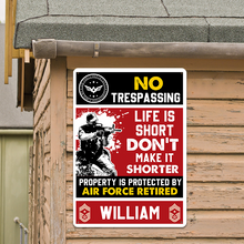 Life Is Short - Personality Customized Metal Sign - Gift For Man Warning Sign