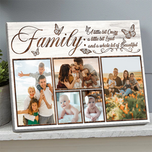 Family Photo Collage - Custom Photo Personalized Canvas Prints Gifts For Grandparents, Family