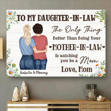 The Only Thing Better - Personalized Customized Canvas - Mother's Day Gifts For Mom, Wife, Her