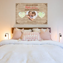 The Love Between Mother & Son Knows No Distance - Mother's Day Gift - Personalized Custom Poster Custom Map Poster