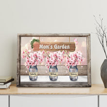Grandma's Garden Of Cherry Blossom Pot - Personalized Customized Canvas - Mother's Day Gifts For Mom, Wife, Her