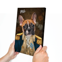 Custom Photo Funny Pet Portrait - Personalized Customized Canvas - Gift For Pet Lovers, Dog Lovers