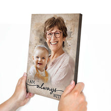 Add Loved One to Photo Custom - Personalized Customized Canvas - Memorial Gift for Dad Mom