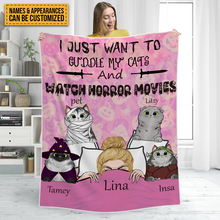 Personalized Custom Flannel Blanket Pet Fleece Blanket Gifts For Cat Lovers