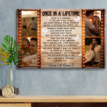 Once In A Life Time Memorial Canvas - Memorial Canvas, Wedding Gifts Personalized Custom Framed Canvas Wall Art
