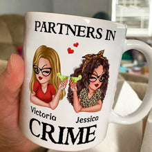 Proud To Be Your Partners In Crime - Customized Personalized Mug - Gift For Besties, Sisters, Soul Sisters