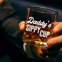 Daddy's Sippy Cup - Personalized Custom Whisky Glass - Father's Day Gift For Dad, Grandpa, Husband, Him