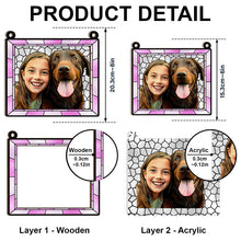 Custom Photo The Best Things In Life Are Better With You - Personalized Acrylic Window Suncatcher - Gift For Family, Couple, Pet Lovers