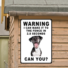 Custom Dog Photo - Warning Personality Customized Metal Sign - Gift For Dog Lover